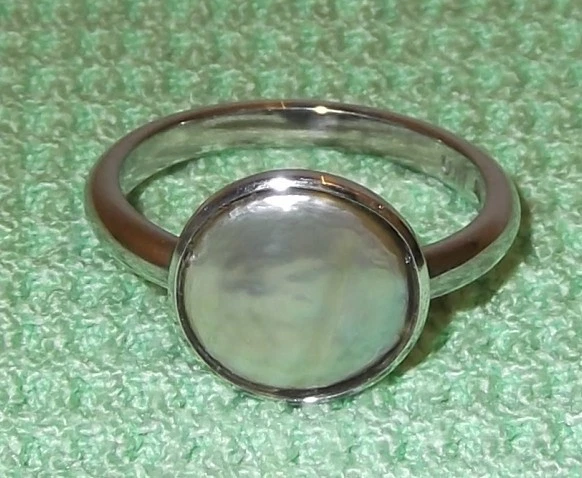 Bague Ancienne Argent Fin Taille 56 - à Vendre En L'état