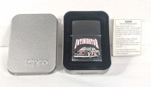 Zippo Lighter Windproof Dale Earnhardt #3 Intimidator Goodwrench Case USA '98