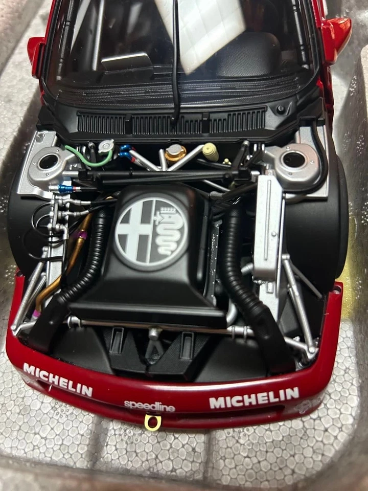 Autoart 1/18 Alfa Romeo 155 V6 Ti DTM 1993#7 - Image 3 of 4