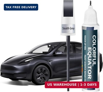 Touch up Paint for Tesla Model Y/3/X/S, Car Paint Pen Scratch Repair Two-In-One