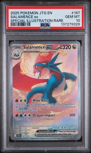 Salamence ex 187/159 - Sv09: Journey Together Holo (PSA 10)