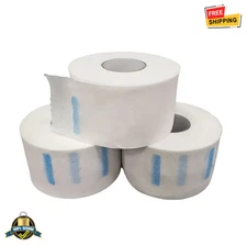 5 Rolls Disposable Barber Neck Strips Stretchy Paper for Hair Cutting Salon