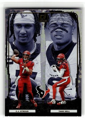 C.J. Stroud / Tank Dell 2024 Donruss #7 Houston Texans Production Line