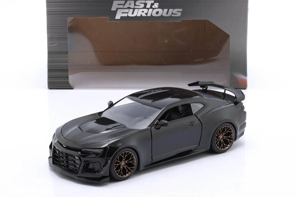 JADATOYS Chevrolet Camaro ZL1 1LE 2024 Filmreihe Fast & Furious schwarz 1:24 Jada Toys