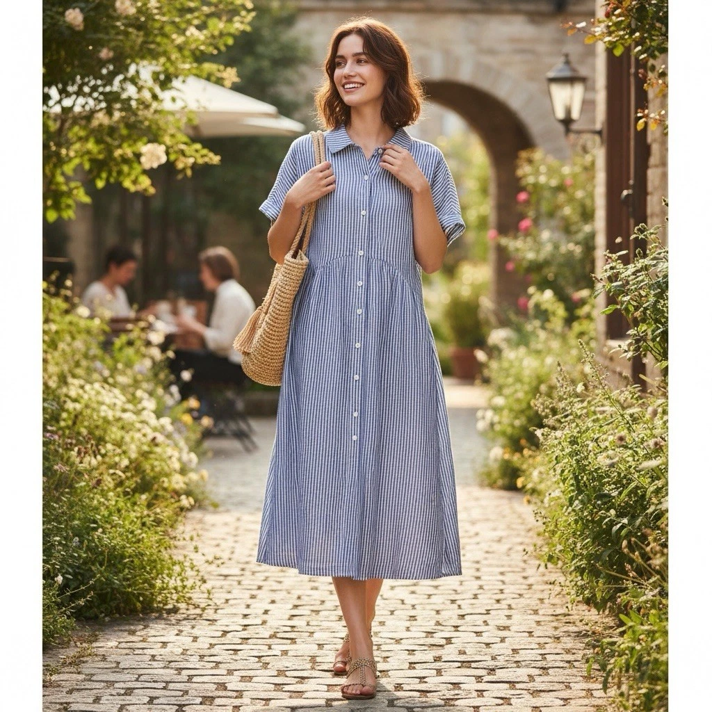 Talbots Women's Striped Casual Shirt Dresses for sale | eBay