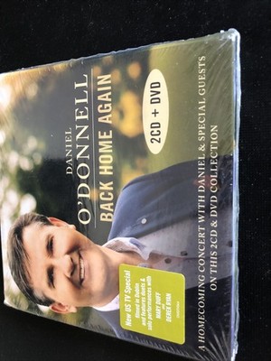 Back Home Again CD (2017) Daniel O'Donnell Music & Concert Album with DVD