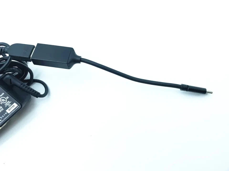 Adaptador de CA para portátil 45W USBC Tipo-C Cargador Lenovo ThinkPad T480 E485 T480S Foto 4 de 4