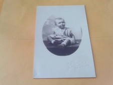 RPPC F.C. 1910 FOTO DE ESTUDIO LUSES FOTÓGRAFO JOYCE LOCKWOOD FORT SCOTT KANSAS