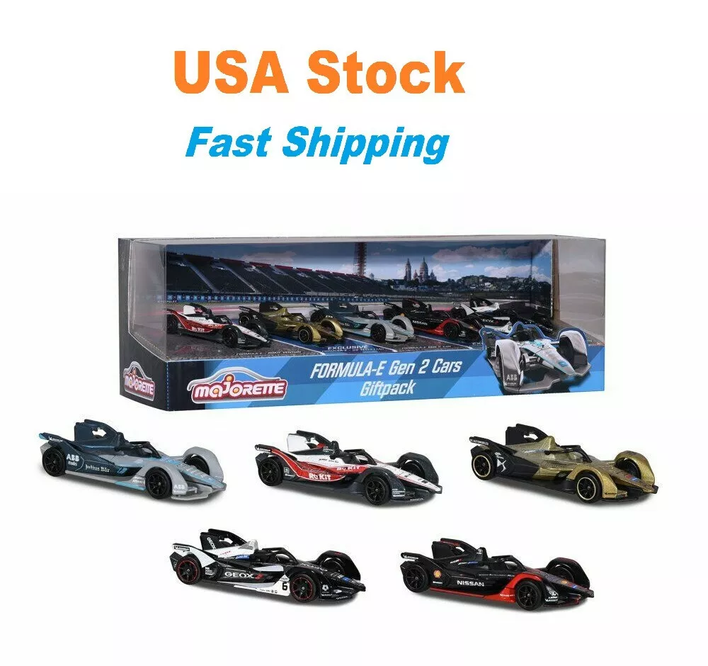 Majorette Formula E Gen 5 Pieces Giftpack Jada Diecast Model Car 1 64 3 long