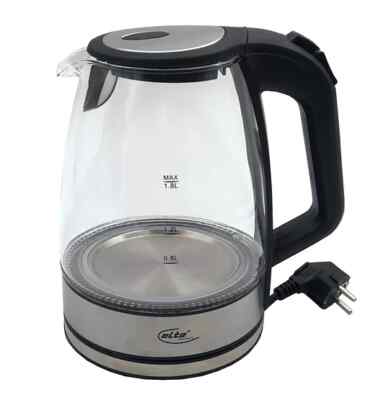 Elta Glaswasserkocher 1,8 l mit LED Beleuchtung