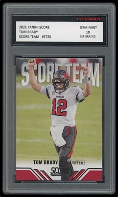 TOM BRADY 2021 PANINI SCORE TEAM 1ST GRADED 10 FOOTBALL CARD TAMPA BUCCANEERS | eBay TOM BRADY 2021 PANINI SCORE TEAM 1ST GRADED 10 FOOTBALL CARD TAMPA BUCCANEERS | eBay
