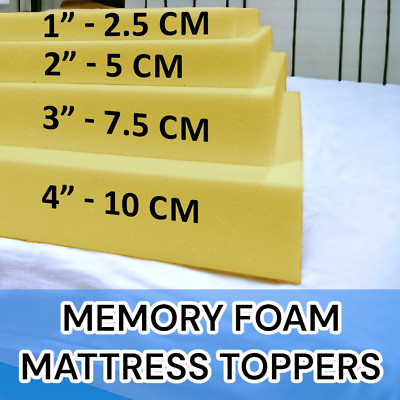 Memory Foam Matratzenauflage | Memory Foam Topper alle Bettgrößen und -stärken