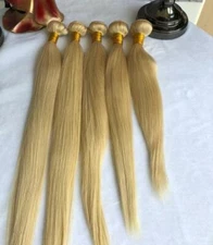 Blonde Single Bundle Human hair 613 (straight and body wave)