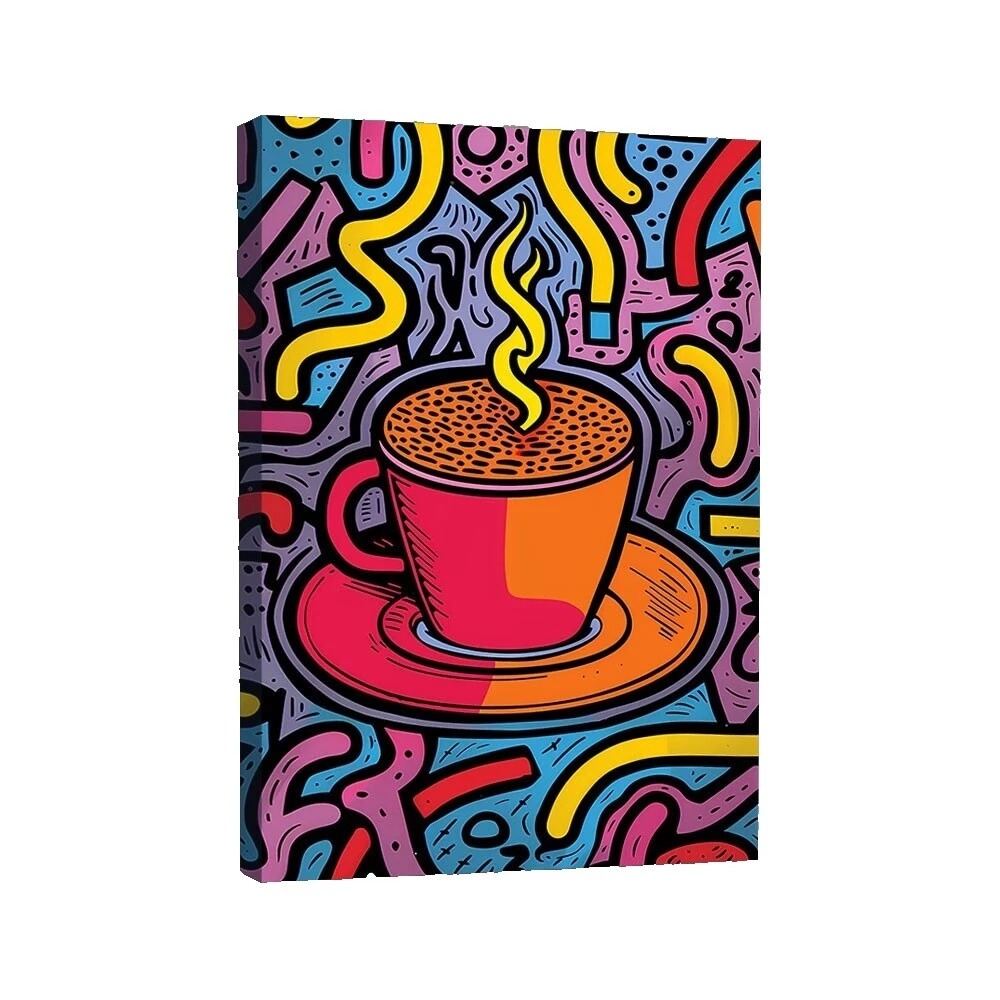 Café ARTE POP afiches y grabados de decoración para el Hogar