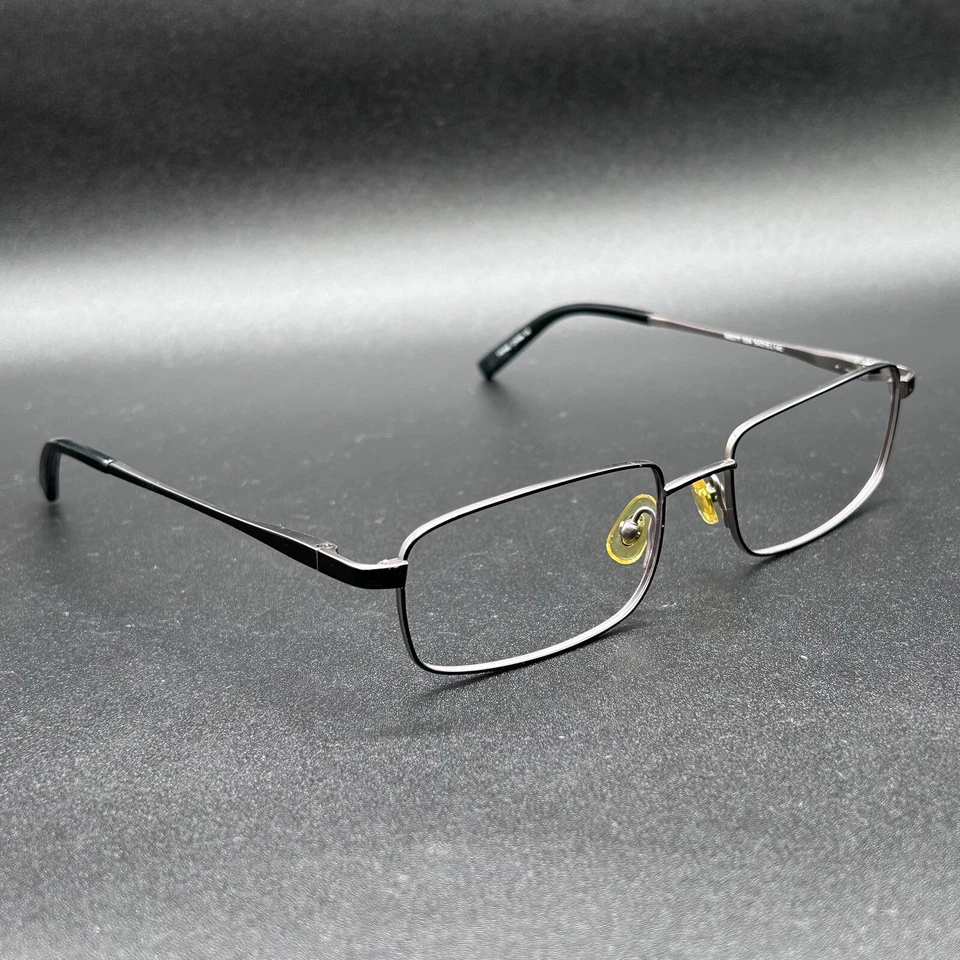 Marchon M627T 004 Titanium Eyeglasses Frame Pewter-Tone Flex 54-18-140 Used - Image 3 of 4