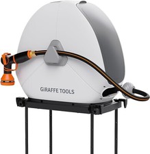 Giraffe Tools Retractable Garden Water Hose Reel 12-in 82-ft -ground Mounted Giraffe Tools Retractable Garden Water Hose Reel 12-in 82-ft -ground Mounted