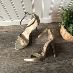 sam edelman heels gold