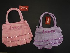 Capezio B73C 2 colors Little girls Dance tutu bag w/ sequin edging zippered