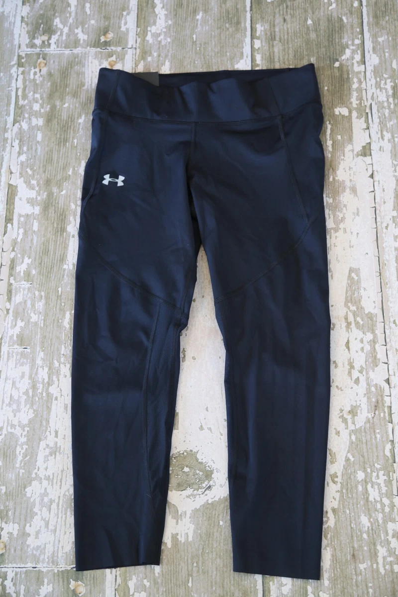 NWT Under Armour Women's UA Speedpocket Ankle Crop Athletic Active BLack  Large L