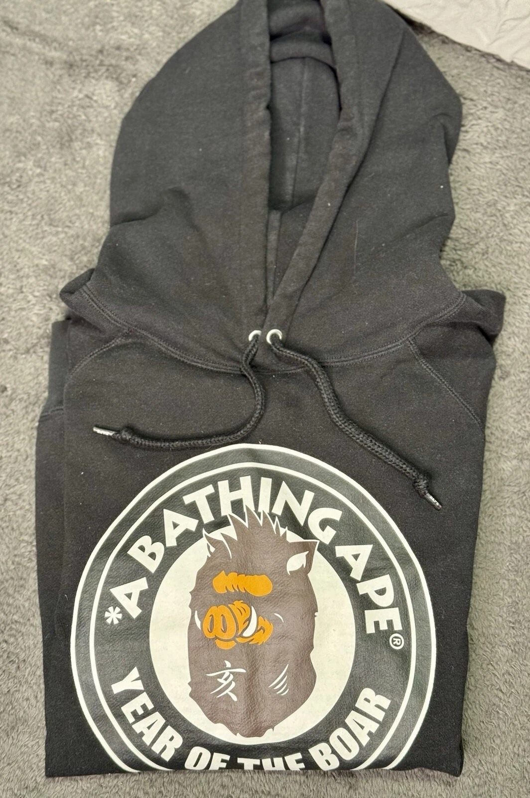 A BATHING APE (BAPE) Felpa con cappuccio A Bathing Ape Anno del Cinghiale XL