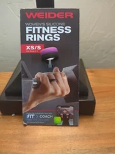 Weider Womens Silicone Fitness Rings (XS/S Fits Sizes 4-6) 