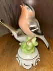 VTG GEROLD PORZELLAN BAVARIA 2 BIRDS ON BRANCH FIGURINE GERMANY — photo 2
