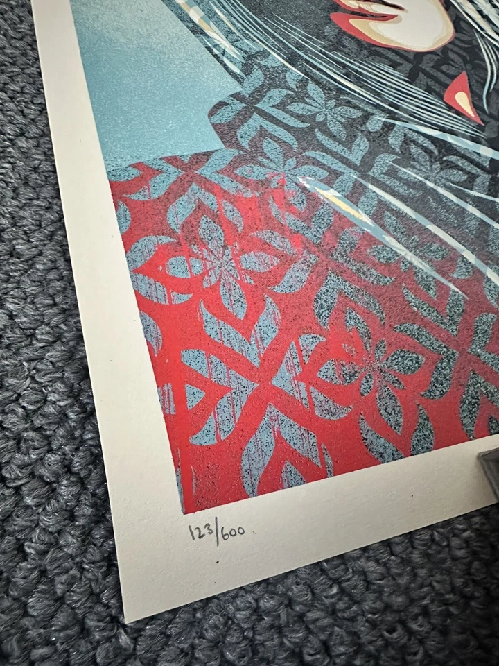 Shepard Fairey / Obey - Universal Dignity - Signed Numbered Screen Print IN HAND - image 3 of 4