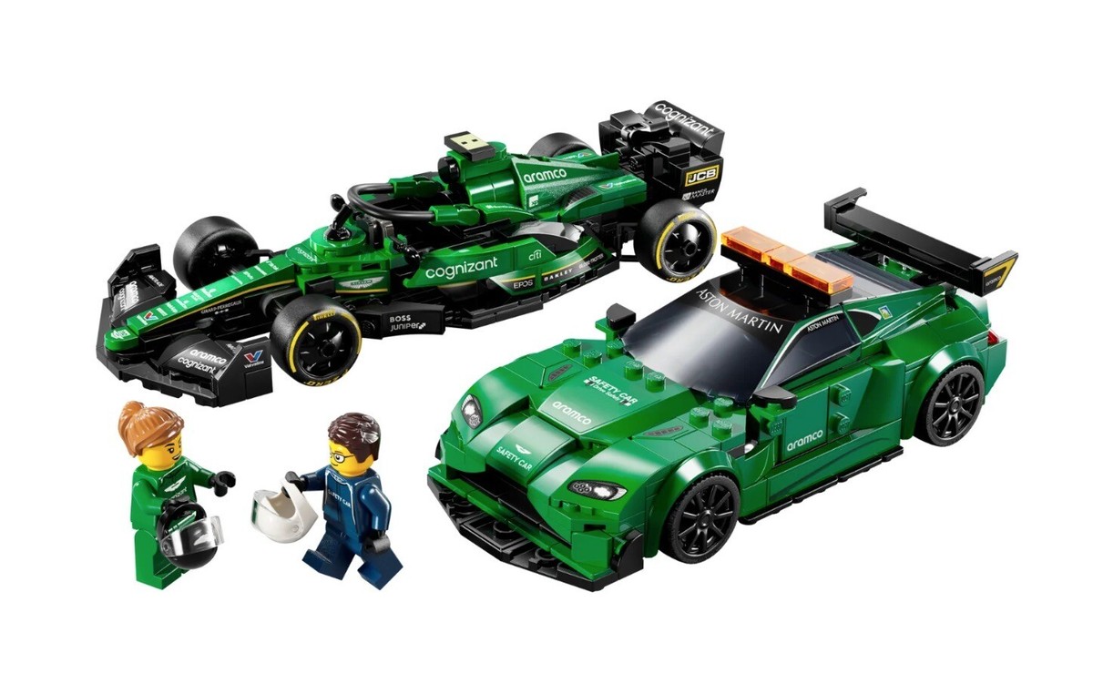 LEGO 76925 Aston Martin Safety Car & AMR23 - Speed Champion- New