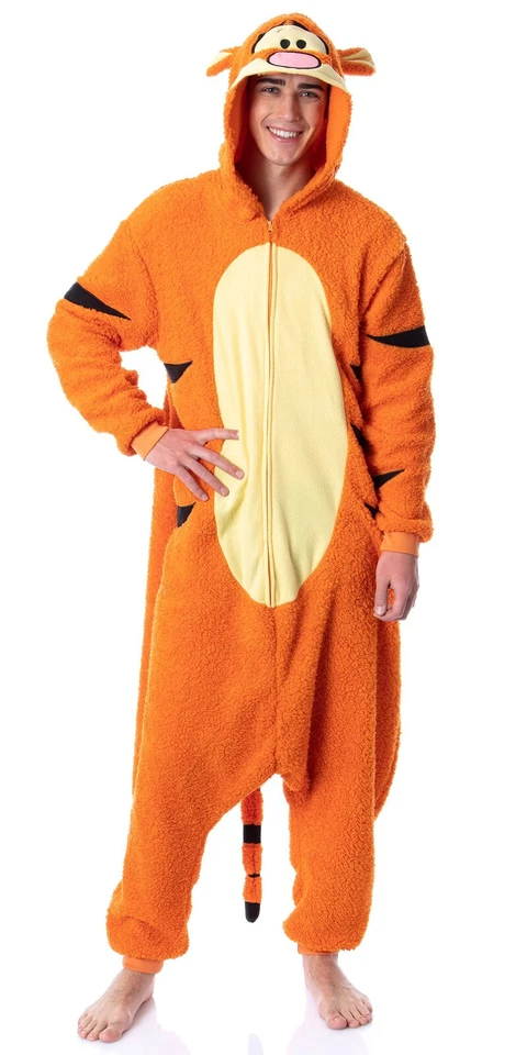 Disney Winnie the Pooh "Tigger" Union Suit Kigurumi Pajama One Piece Costume! - Image 2 of 4