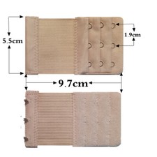 6 Pcs R&uuml;ckenschnallenverl&auml;ngerungsschnalle Damen BH-Verl&auml;ngerung F&uuml;r Frauen Neu