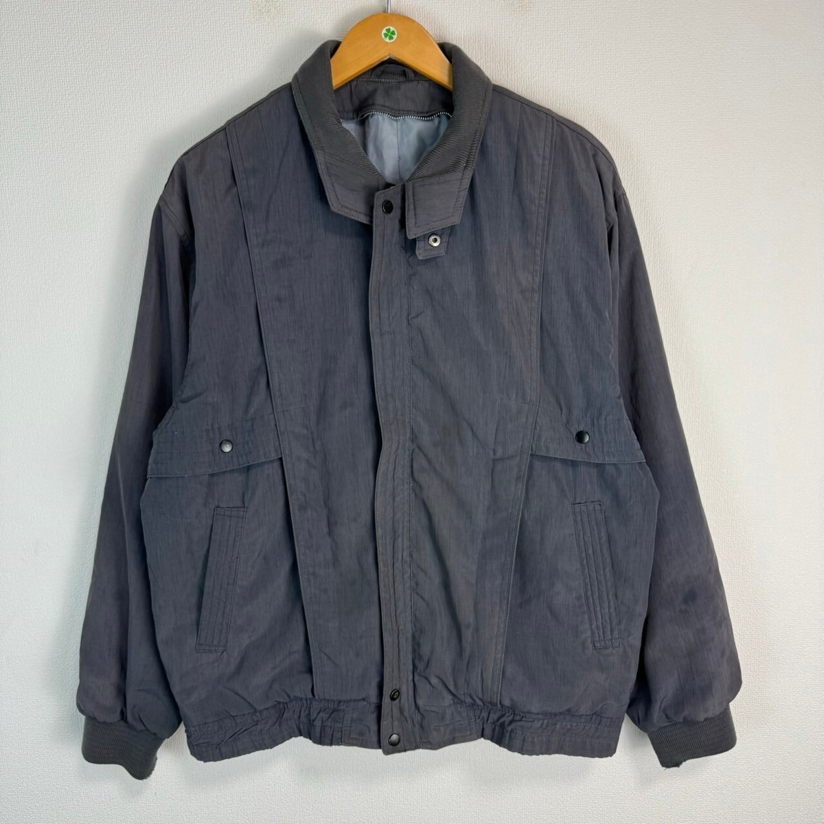 体*れ様 90s vtg short tweed wool Harrington 90s vintage Harrington jacket Blouson Outerwear Secondhand