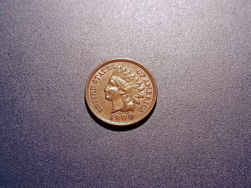Very Choice AU 1900 Indian Head Cent