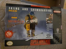 Tommy Moe's Winter Extreme: Skiing and Snowboarding Super Nintendo (SNES) CIB