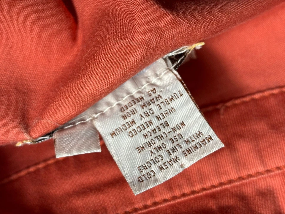 Chaqueta Blazer AMI Mujer Talla 1X Naranja Cosecha País Otoño Rancho Cierre Botón Foto 4 de 4