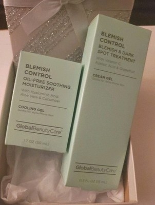 1-Face Cream & 1- Gel For Facial Hydration, Moisturization & Spot Treatment