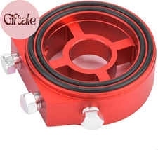 Oil Filter Sandwich Plate Thread Adapter,Universal Aluminum Oil Filter Cooler Sa