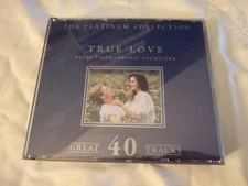True Love by Various (CD, 1998) Great 40 Tracks The Platinum Collection