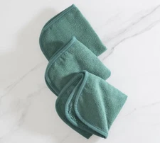 NWT Norwex Ultra Plush Body and Face Pack Malachite Green Set 3 Cloths Washcloth