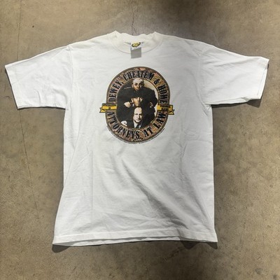 Vintage Three Stooges Shirt Mens Large Dewey Cheatem Howe Attorneys 80s 1987