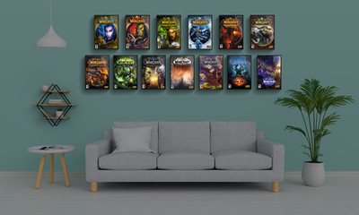 World of Warcraft Wall Box Art  13 Covers (no Frames)