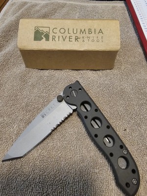 CRKT M16-12Z Carson Design Charcoal Handle Pocket Knife Folding Tactical