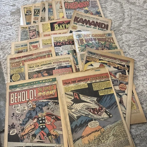 22 MARVEL Bronze COVERLESS LOT Amazing Spiderman, DareDevil, Hulk, Thor etc.