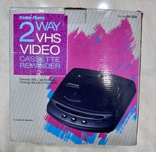 RadioShack 1-Way VHS Cassette Rewinder w/ Auto Stop, Cat. No. 44-1201