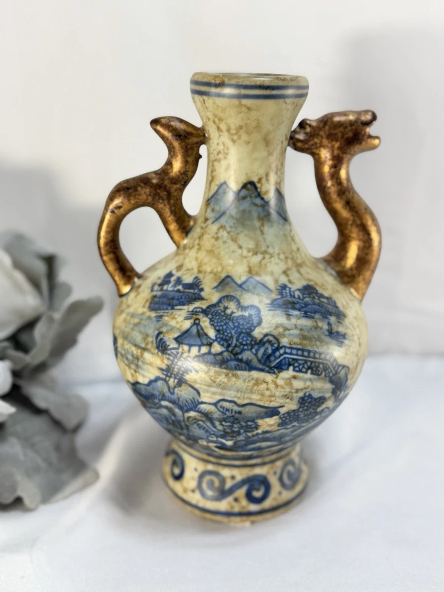 陶瓷蓝色1940 年后中国古董花瓶| eBay