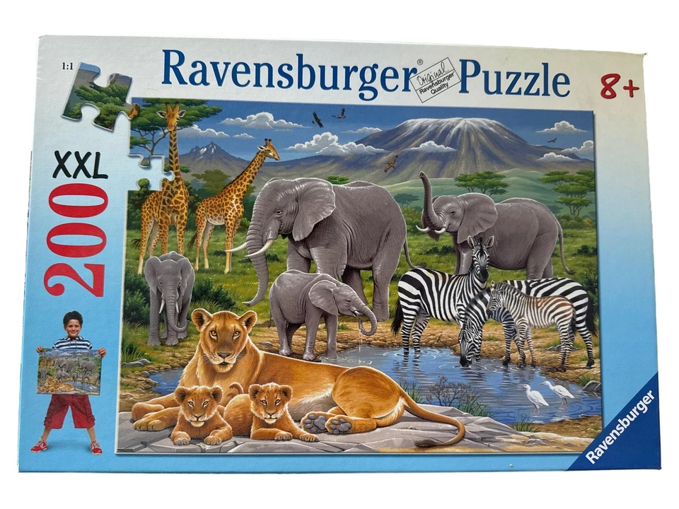 Ravensburger Puzzle 200 XXL Tiere Savanne Afrika Kinder ab 8 Jahre