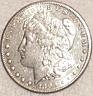 1899 S Morgan VAM-5 (S tilted RT.) good luster bright free ship Sigma tested ++