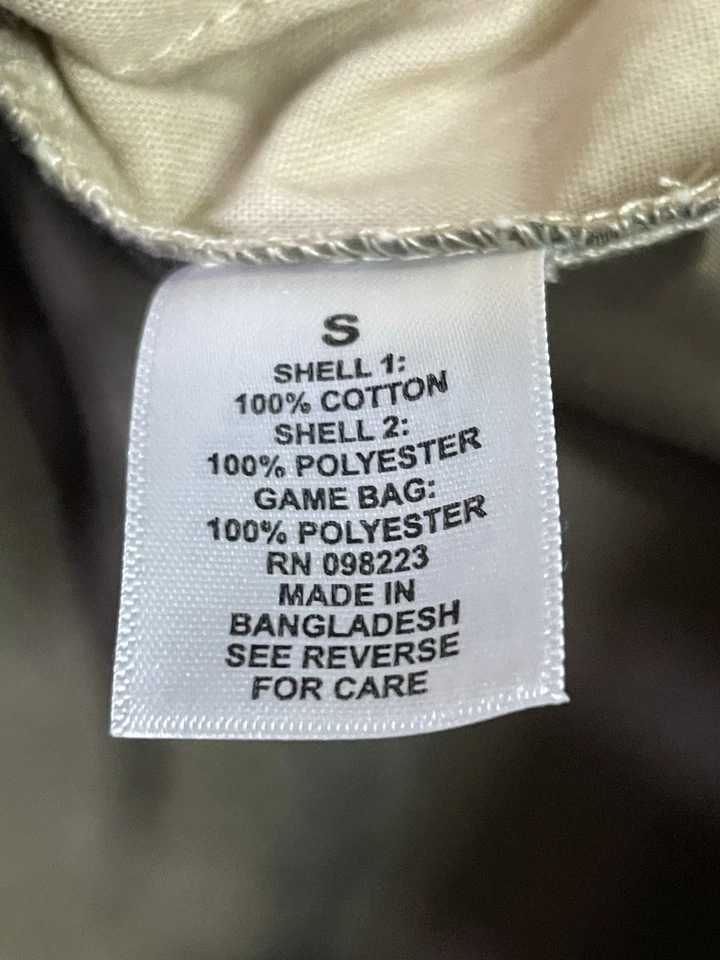 Magellan Outdoors Hunting Vest Mens Small Sleeveless Brown Beige Pockets - Image 4 of 4