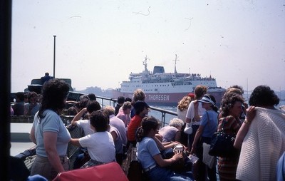 Townsend Thoresen Free Enterprise V Passenger Ferry 1983 35mm Slide R10