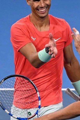 Nike Rafael Nadal Custom Player Issued Tennis Shirt Coral DV2874
