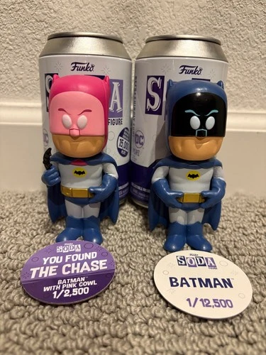 Funko Soda DC: Batman chase & common set (Chase comes w/protector)